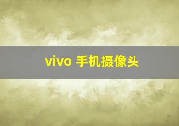 vivo 手机摄像头